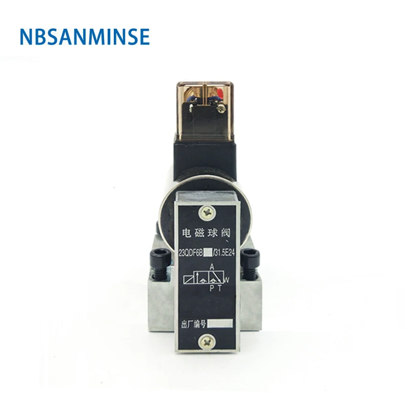 23QDF Electromagnetic Solenoid Valve Two Position Three Way NO NC High Pressure 31.5Mpa Hydraulic NBSANMINSE | Обустройство дома
