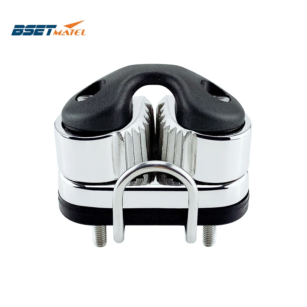 

316 Stainless Steel Black Ball Bearing Cam Cleat Pilates Equipment Marine Boat Fast Entry Rope Wire Fairlead Sailing Accessories