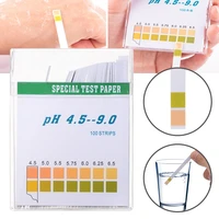 100pcs laboratory household ph test strip indicator ph4 5 9 0 test paper ph meter for water saliva and urine testing measuring