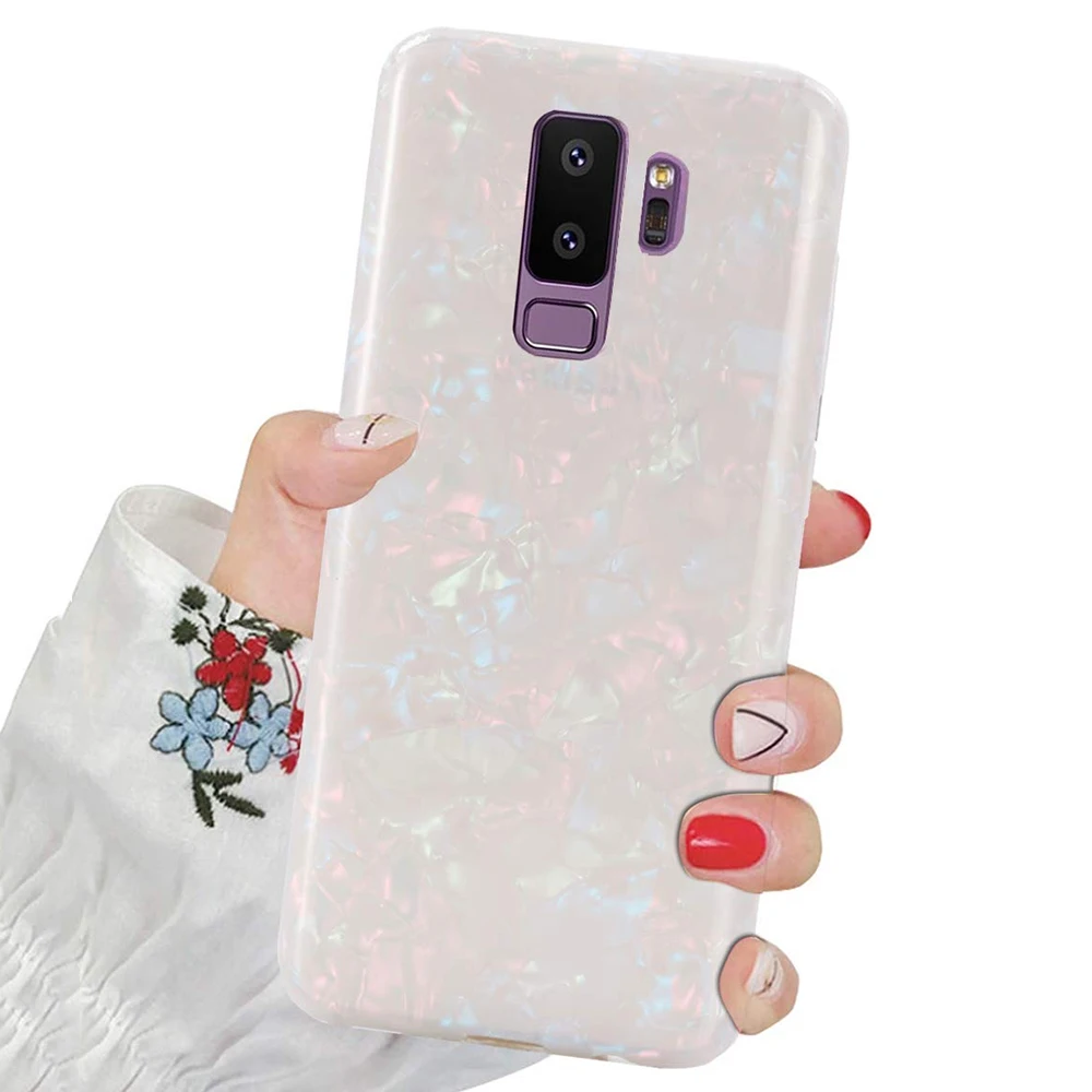 L-FADNUT Luxury Bling Silicone Phone Case For Samsung Galaxy S10 S10E S9 S8 Plus S7 Edge Cases Cute Soft TPU Ultra Thin Cover | Мобильные