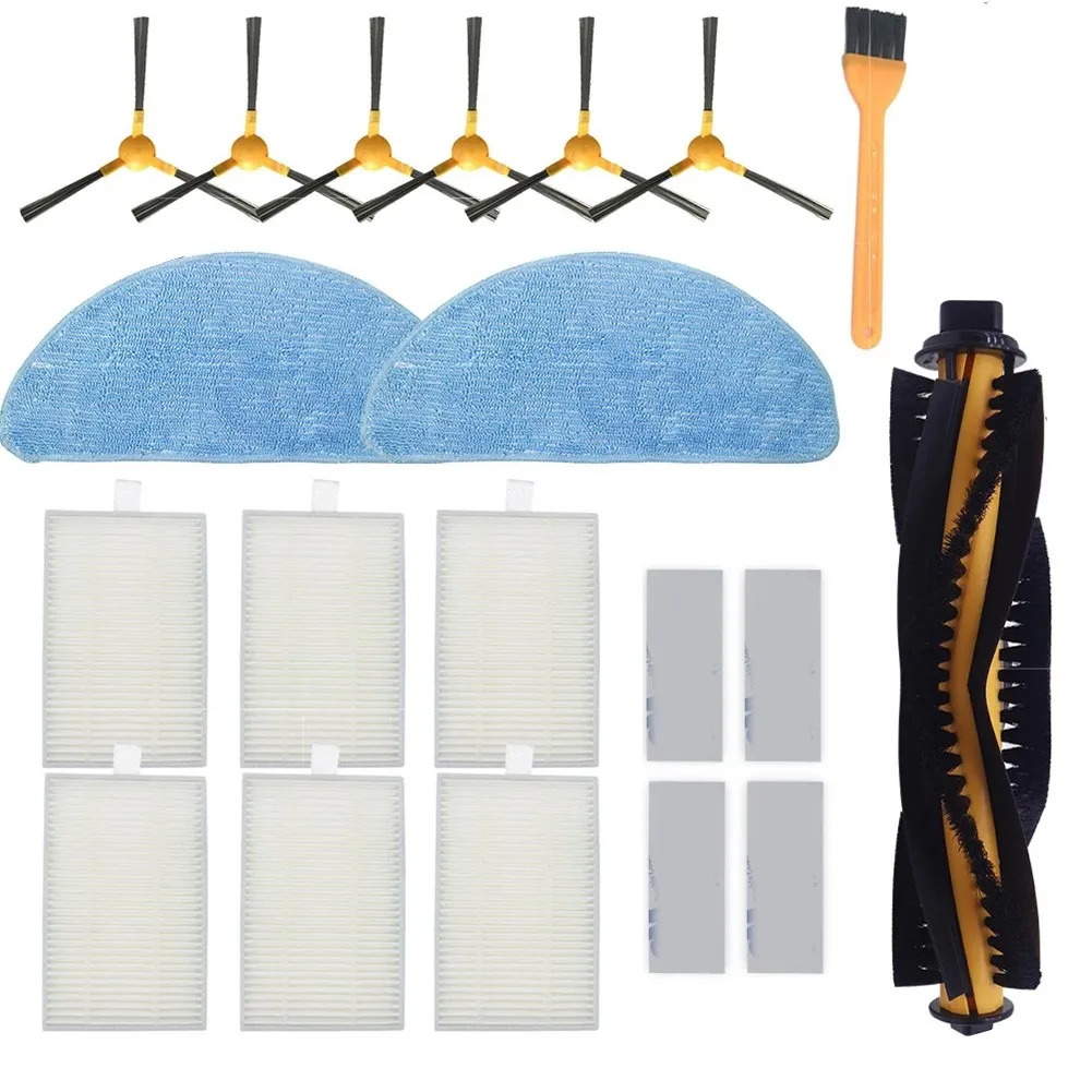 

17pc Original For LIECTROUX C30B E30 Sweeper Robot Vacuum Cleaner Filters Cleaning Brush Home Household Cleaning Power Tools