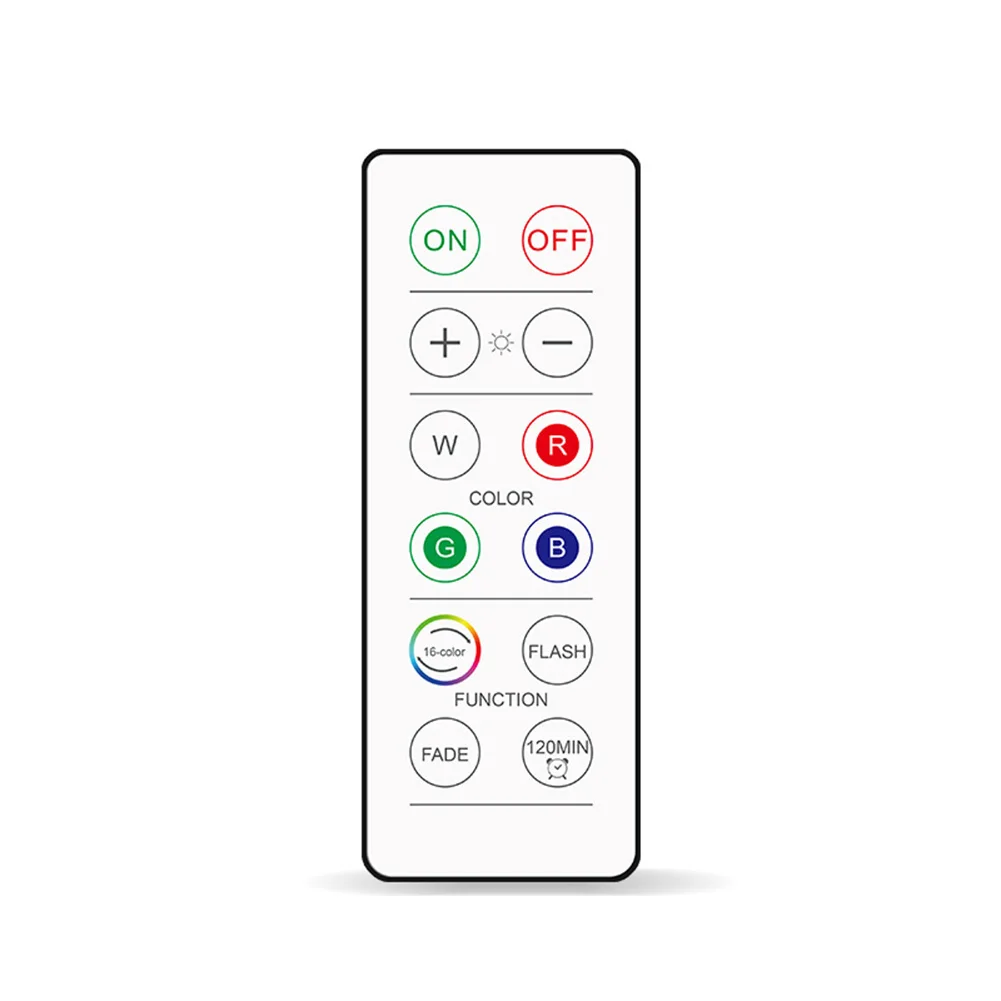 

16 Color LED Cabinet Light Dimmable Battery Power Touch Lamp with Remote Control Kids Adults Bedroom Dec Christmas Gift