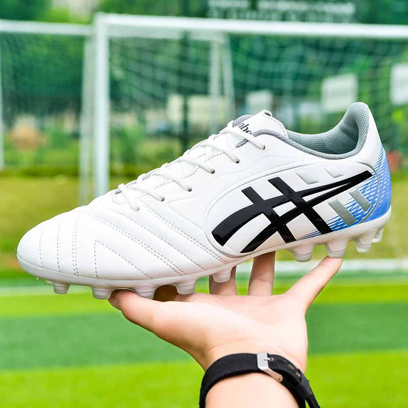

Men soccer shoes personality graffiti kids adults soccer shoes outdoor sneakers training sport futbol cleats chaussures hombre