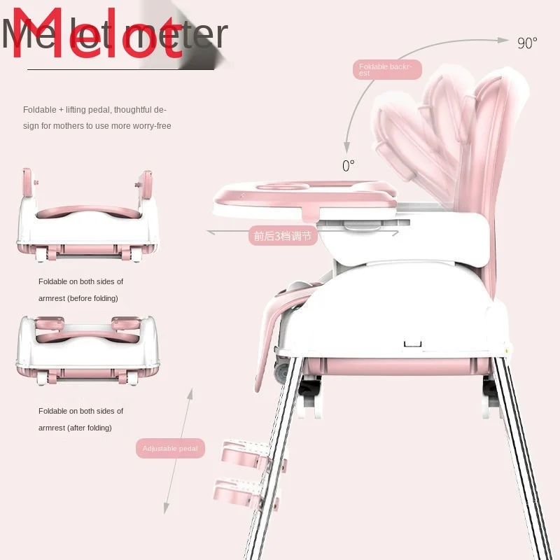 Goede Baby Eetkamerstoel Opvouwbare Kind Eten Draagbare Kinderstoel Multifunctionele Eettafel En Stoel Seat