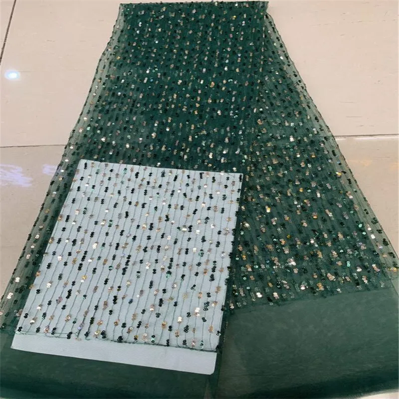 Французская сетчатая кружевная ткань 2019 новейшая африканская с блестками и