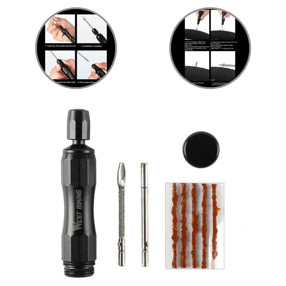 

1 Set Durable Wear-resistant Tubeless Tire Repair Tool Wear-resistant Bicycle Tire Repair Tool Convenient for Bike