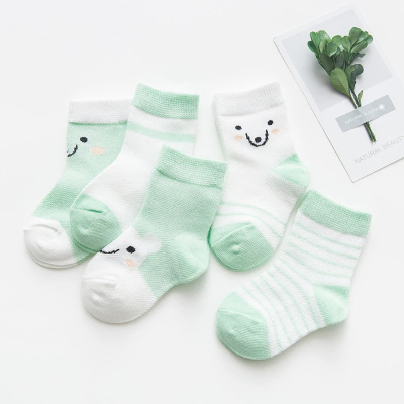 5 пар/комплект хлопковые носки для малышей новорожденных комплект мальчиков и