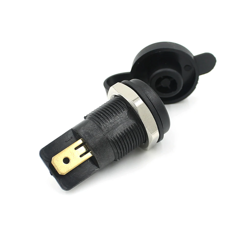 12 V-24 V европейскими нормами прикуриватель для мотоциклов Мощность Разъем гнездо для автомобильного прикуривателя мать сиденье для машин и мотоциклов
