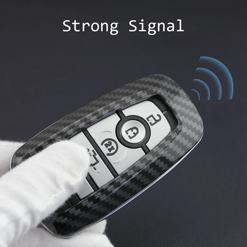 Умный чехол для ключей из углеродного волокна аксессуары Ford Explorer Mustang F 150 250 Mondeo