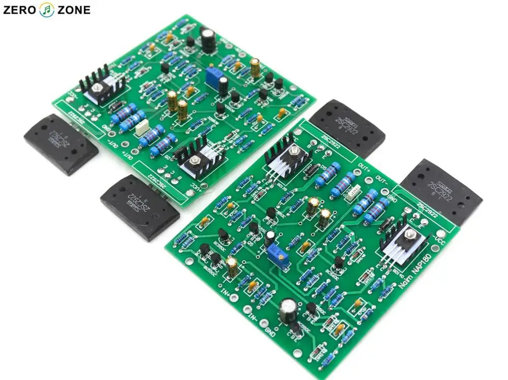 2 CH NAP180 2SC2922 Мощность усилитель основание на Наим цепи 75/140W 4/8ohm DIY Kit/готовая плата |