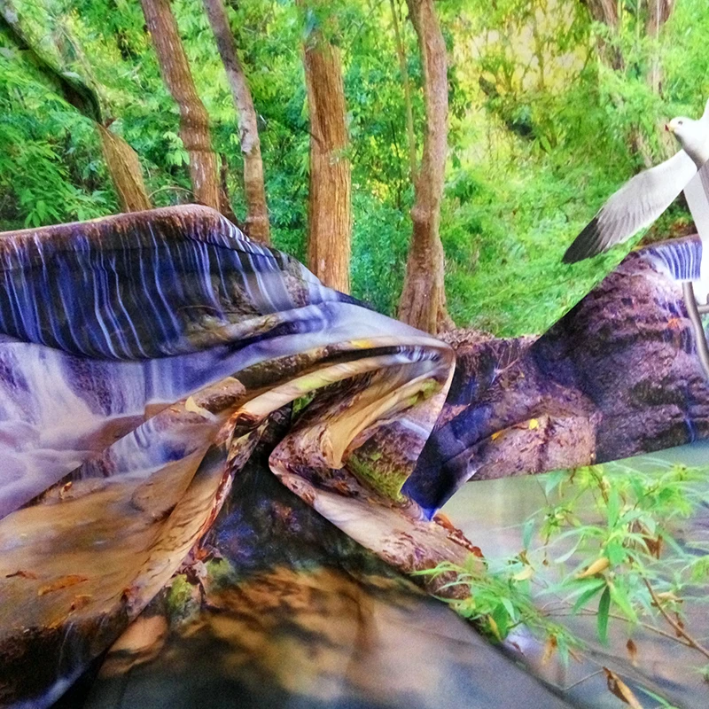 Красивый настенный гобелен ЛЕС красивый водопад Hd пейзаж пляжное полотенце фотообои природа ковер из полиэстера