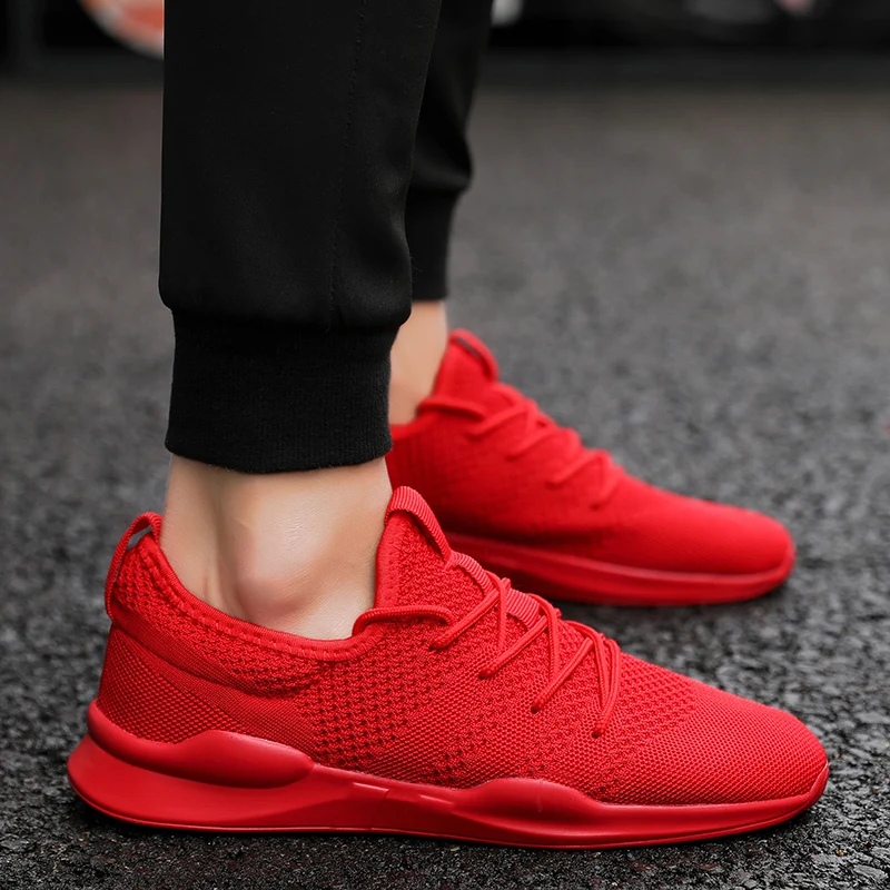 Spring And Summer Fashion Mens Casual Shoes Lace-Up Breathable Sneakers Trainers Zapatillas Hombre | Спорт и развлечения