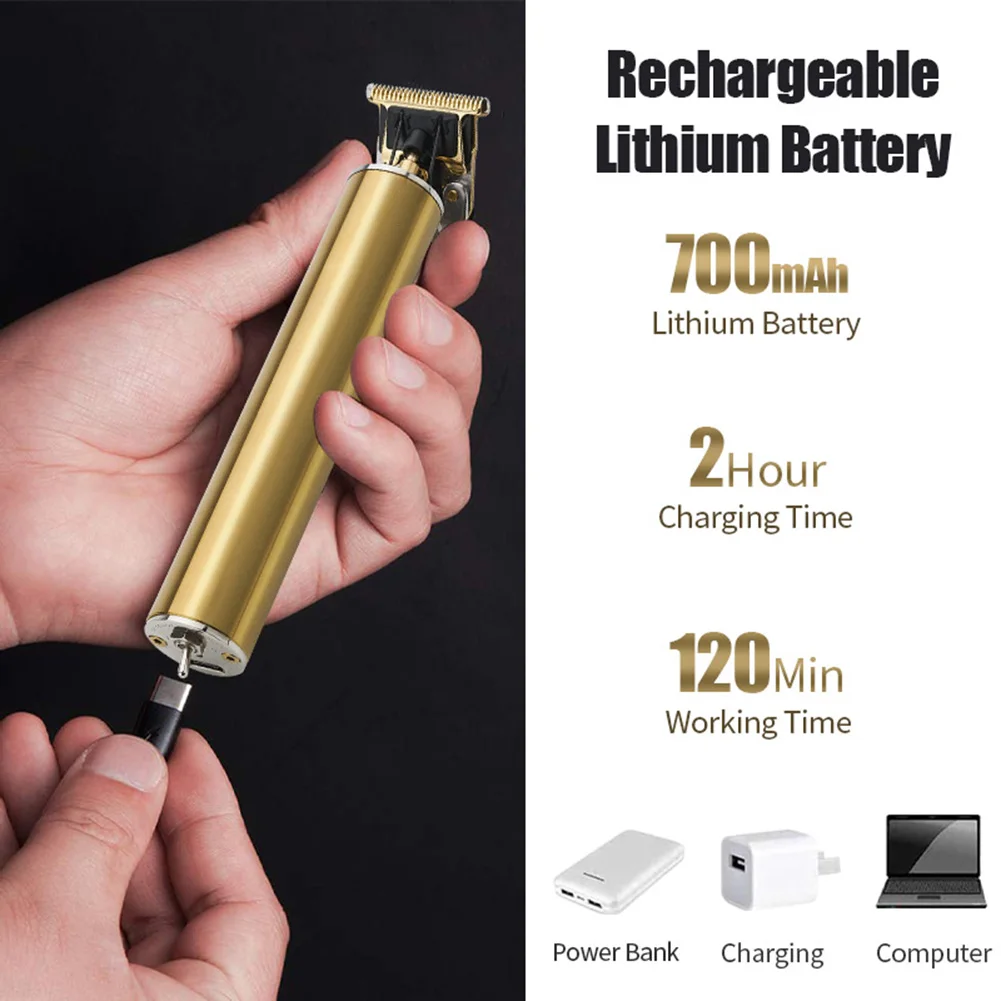 Профессиональный цифровой триммер для волос перезаряжаемая электрическая