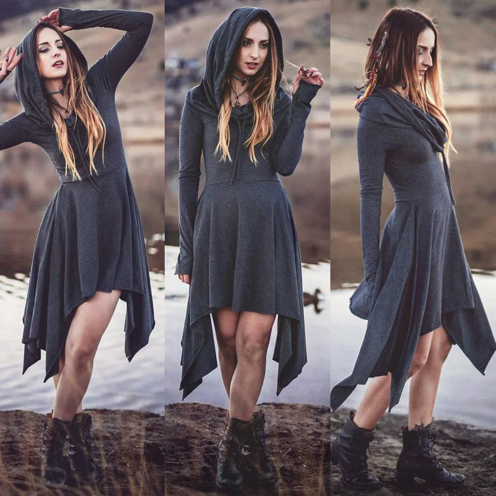 Асимметричное Платье с подолом женское винтажное тонкое мини эластичная кофта