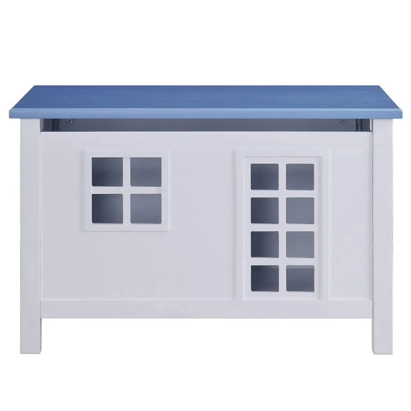 

Doll Cottage Youth Chest, White & Blue