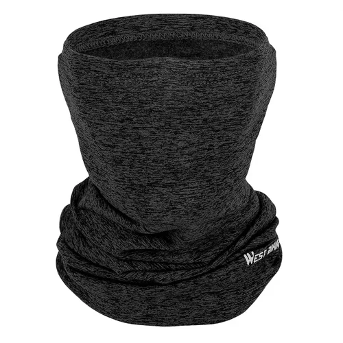 Half Mask Black WEST BIKING, ветрозащитная велосипедная маска, теплый шарф, Балаклава, бархатная велосипедная маска для лица, для альпинизма, катания на лыжах, рыбалки, Зимняя Маска для лица - Цвет: Half Mask Black