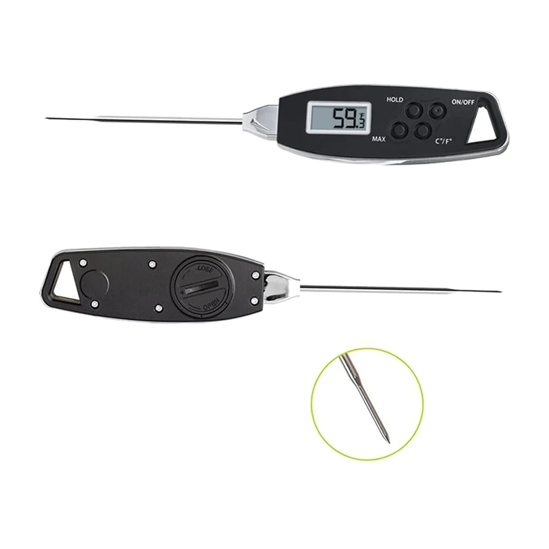 

2 Pack Food Thermometer,Ultra Fast Digital Meat Thermometer,Kitchen Cooking Thermometer for Grilling and BBQ