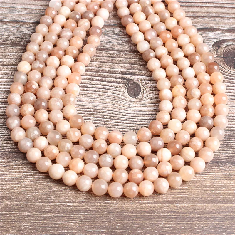 4/6/8/10/12mm Fashion Natural Jewelry Orange Loose Beads Be Fit for DIY Bracelet Necklace Earrings Accessories And Amulet | Украшения и