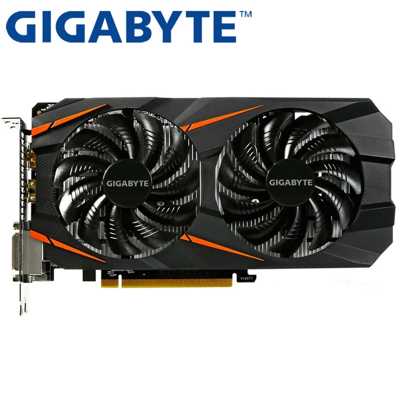 Видеокарта Gigabyte gtx 1060 6 ГБ Графический графический процессор gpu для nvidia geforce original
