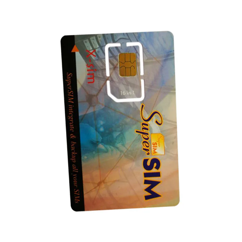 16 in 1 max sim card cell phone super card backup cellphone accessory mobile phone network game card accessories message phone free global shipping