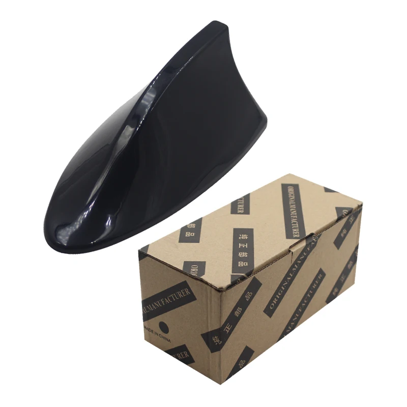 Antenna and Box YOLU универсальная черная Автомобильная Радио Акула плавник автомобильная антенна-плавник радио fm-сигнал дизайн воздушная антенна автомобильный Стайлинг - Цвет: Antenna and Box
