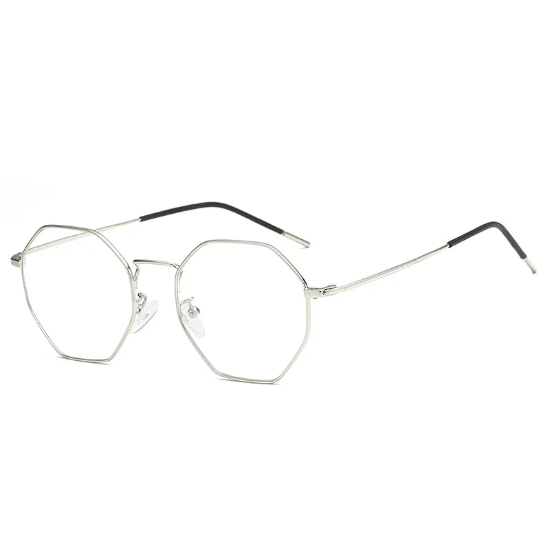 Оправа для очков в винтажном стиле мужчин и женщин многоугольная модная