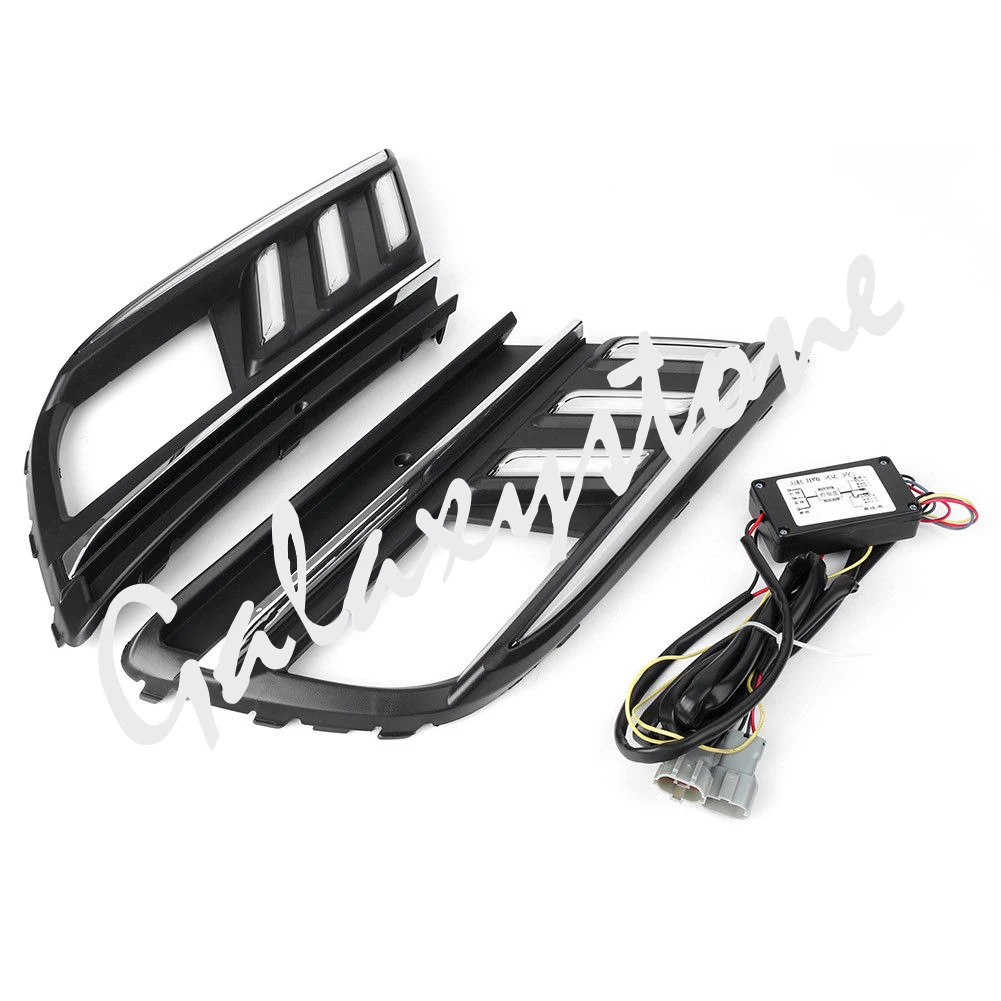 Светодиодный налобный фонарь DRL дневные ходовые огни с указателем поворота