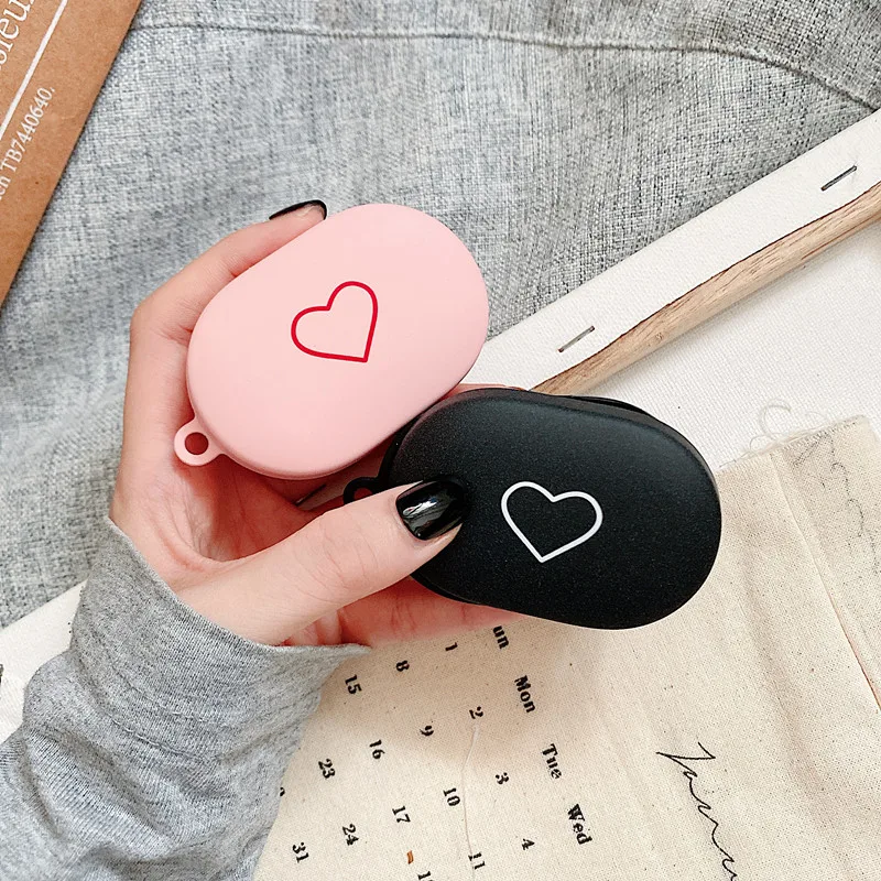

Жесткий Чехол для наушников из поликарбоната для Xiaomi redmi airdots 3, симпатичный защитный чехол для Bluetooth-гарнитуры с сердечками для redmi airdots 3