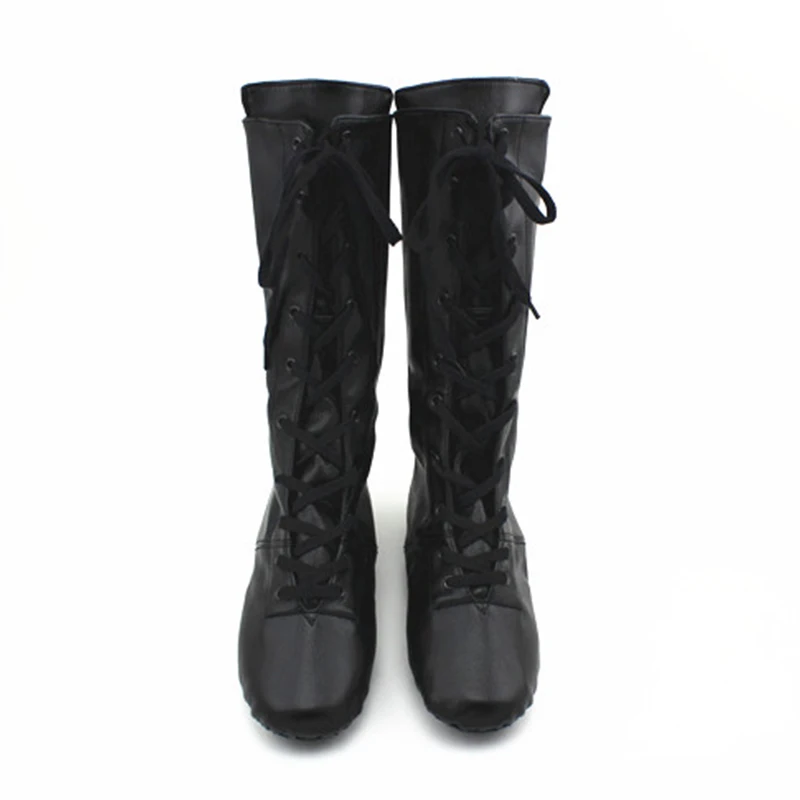 Girls Jazz Dance Shoes For Children Women Ladies Ballroom Latin Tango Modern Dancing Slipper Salsa Shoes High Boots PU
