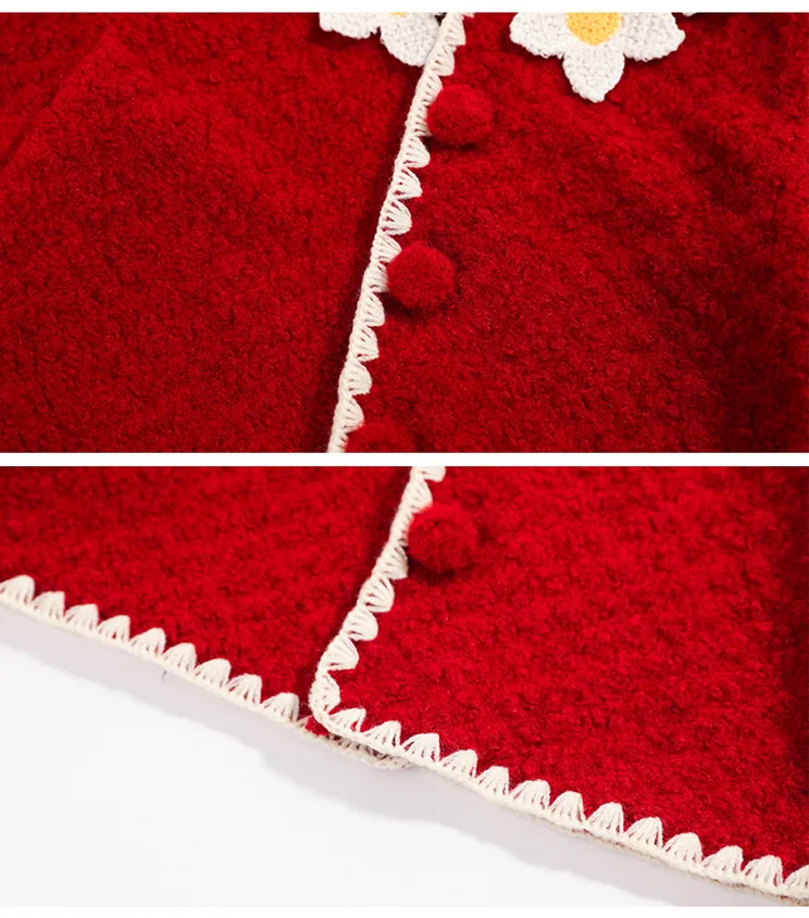 2021 Girls Baby Fashion Clothing Set Sweet Flowers Autumn Birthday Clothes Sets Jacket+skirts elegant Kids Children Outfits | Детская