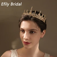 efily bridal rhinestone tiaras and crowns for women hair accessories wedding crystal hair jewelry bridesmaid headpiece gift
