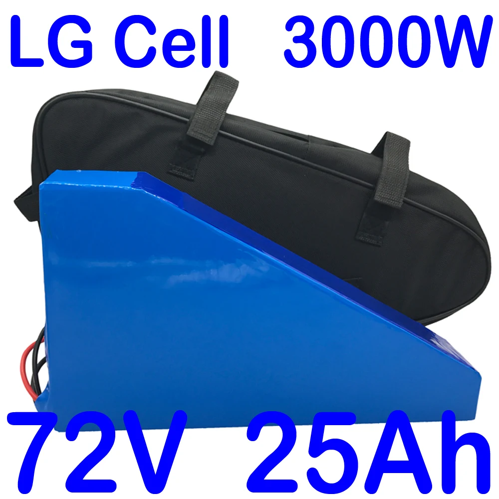 Литиевый аккумулятор для электровелосипеда 72 в 13 а/ч 17 20 А/ч 25 LG 18650 cell 2000 Вт 3000