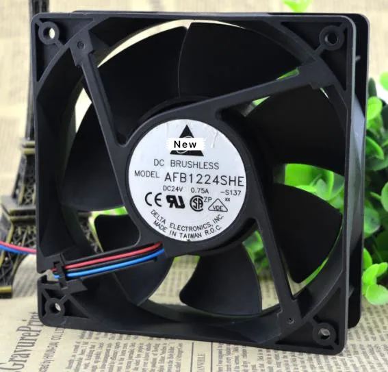 

For Delta AFB1224SHE T7NN DC 24V 0.75A 120x120x38mm Server Cooling Fan