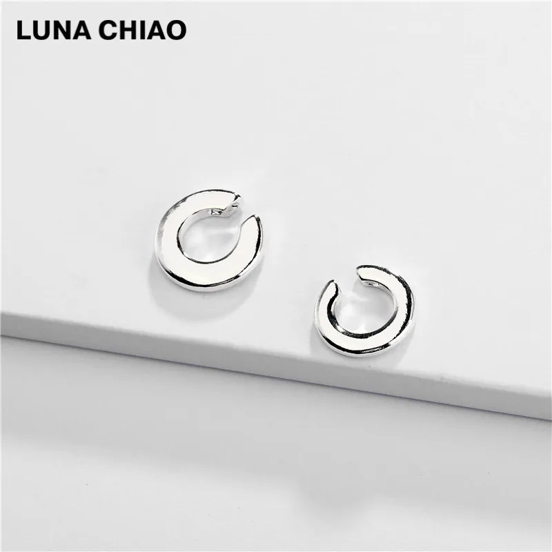 A0662S LUNA CHIAO Популярные хрустальные стразы металлические жемчужные манжеты для ушей штабелируемые манжеты Комплект сережек для женщин - Metal Color: A0662S