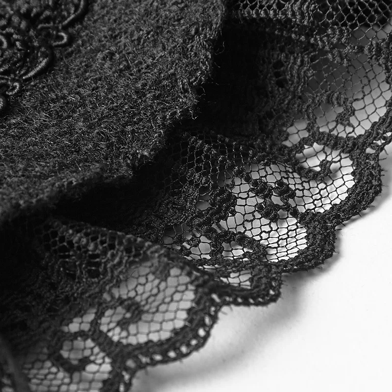 Мужские Мягкие шифоновые галстуки в стиле панк готические кружевные Галстуки