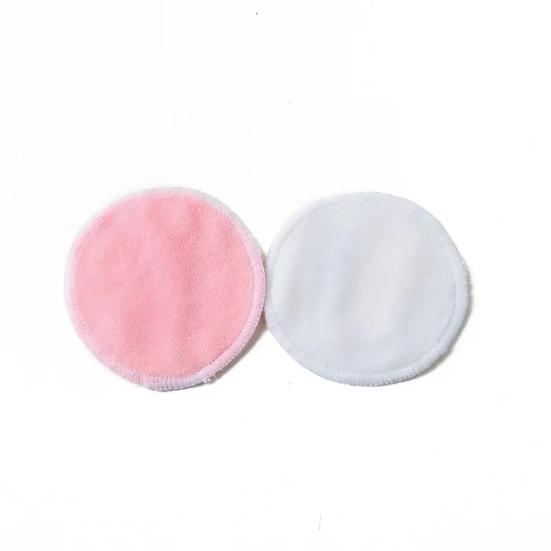 

2019 8/12/20pcs Double layer Wipe Pads Reusable Cotton Pads Facial Remover Nail Art Cleaning Pads Washable with Bag Make up