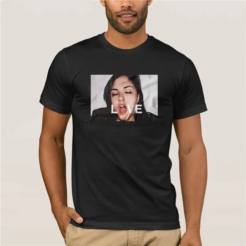 Модная футболка 100% хлопок corta para hombre camiseta de Саше любовь nueva moda индивидуальная