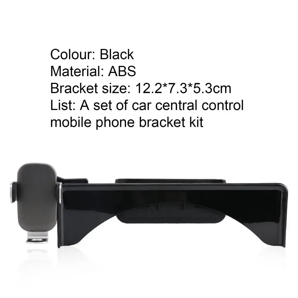 

Phone Mount Rechargeable Intelligent Sensor Black Multi-purpose Car Navigation Holder for Tesla Model 3/Y