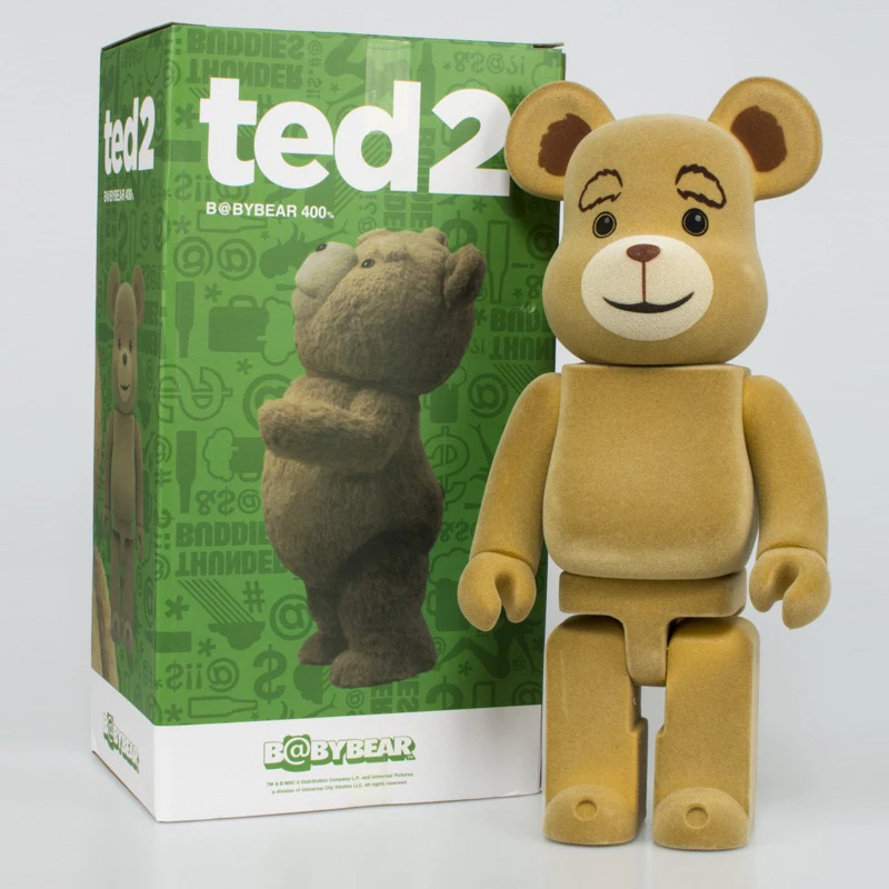 

High Quality Teddy Bear Bearbrickly 400% With Box Action Figure Ornaments Gifts
