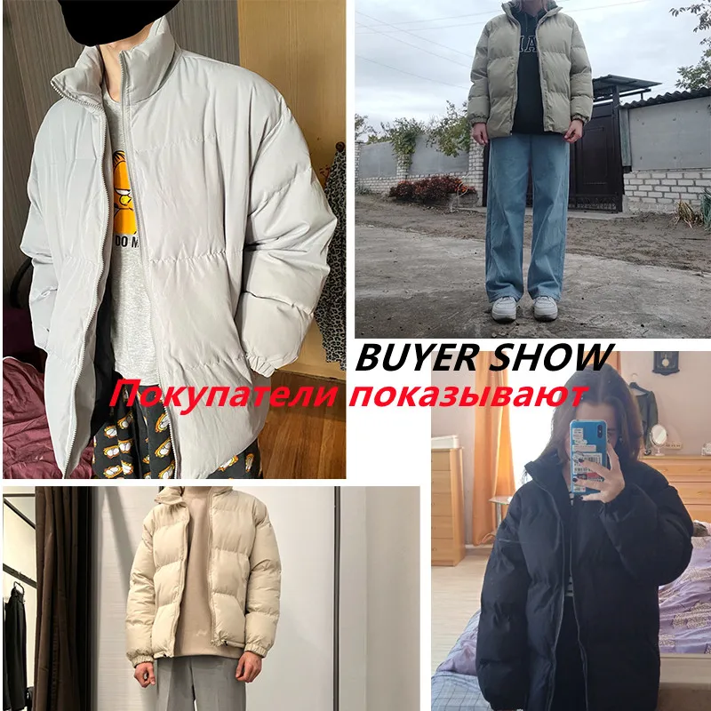 Winter Jacket Men Parkas Thicken Warm Couples Coat Mens Stand-up Collar Jackets Multicolor Parka Man Coats Women's Winter Jacket