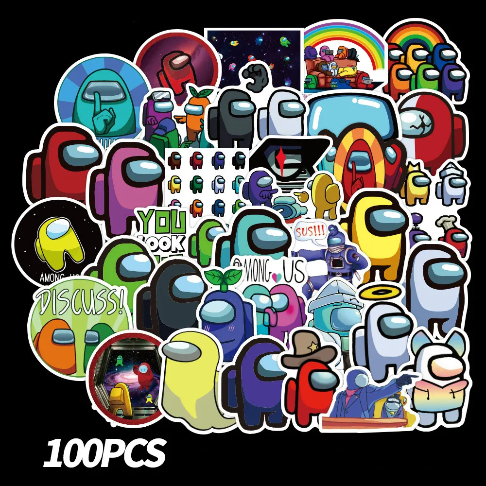 

Наклейки для ноутбука, мотоцикла, скейтборда, компьютера, 100 шт.