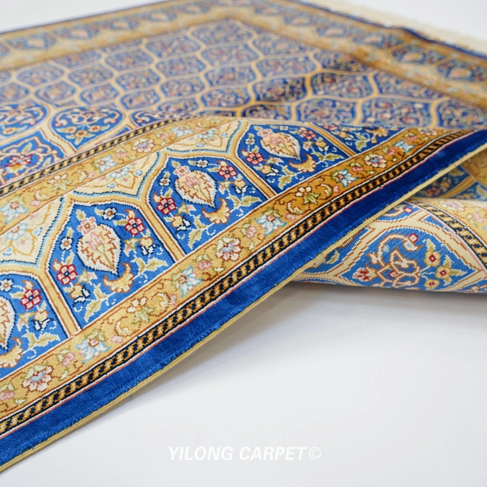 4'x6' Traditional Qum Carpet Vantage Antique Handmade Rugs For Sale (ZQG587A) | Дом и сад