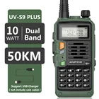 Портативная рация BaoFeng UV-S9 Plus 8 Вт10 Вт, Двухдиапазонная рация с дальностью действия 50 км, портативная рация UVS9 Plus для охоты