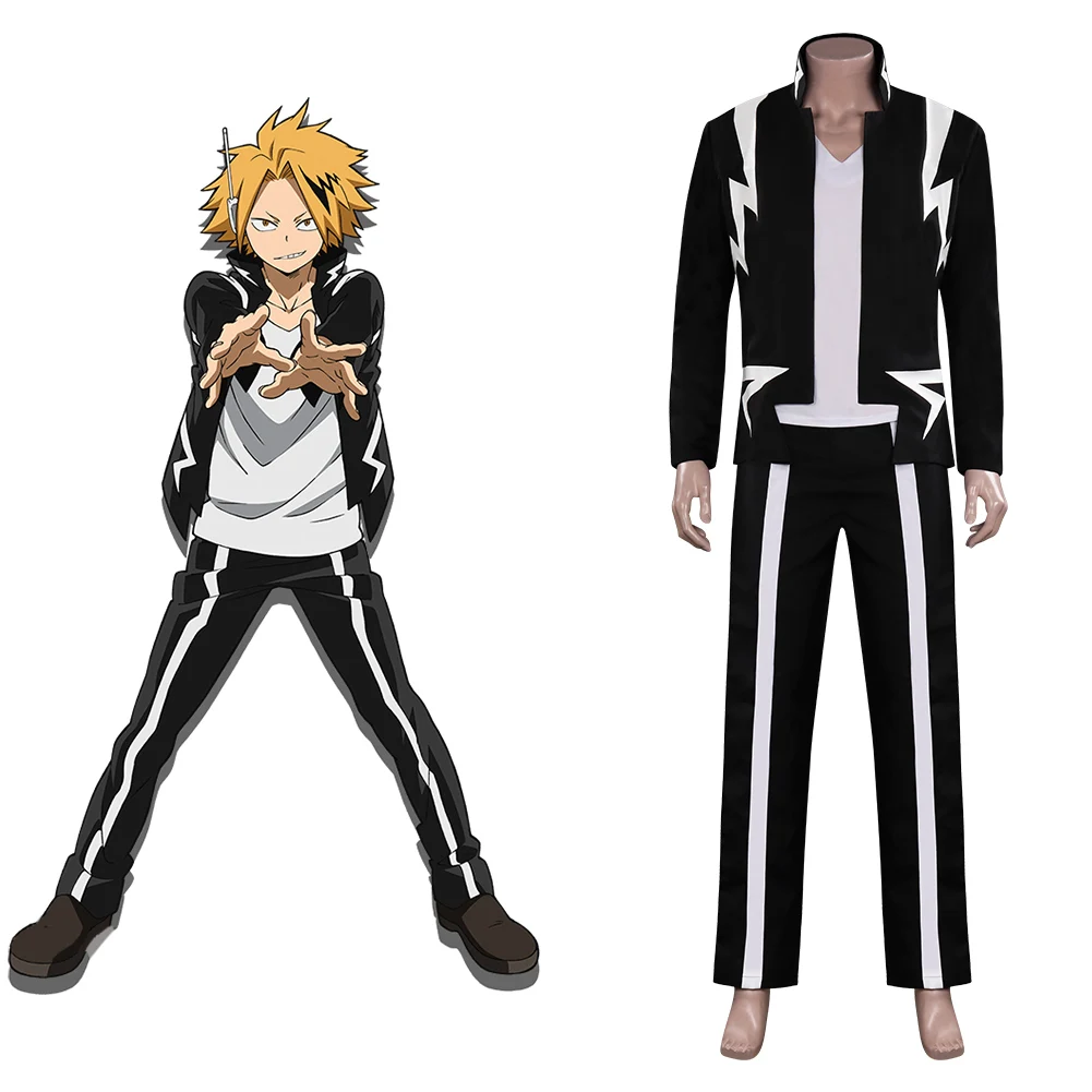 

My Hero Academia-Kaminari Denki Cosplay Costume Halloween Carnival Suit