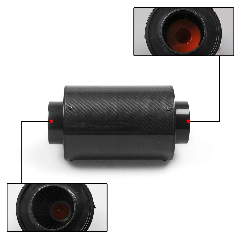 Универсальный впускной воздушный фильтр набор индукции холодного воздуха 3