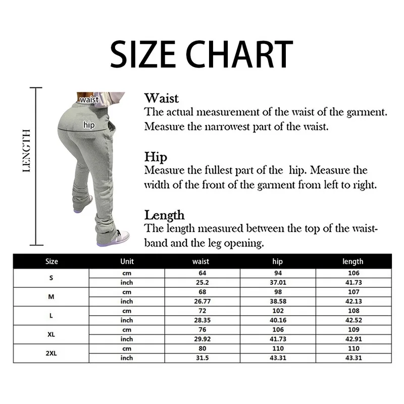 

Streetwear Women Wide Leg Flare Stacked Ruched Pants High Waist Leggings Trousers Sportswear Sexy Stacked Tracksuit Sweatpants