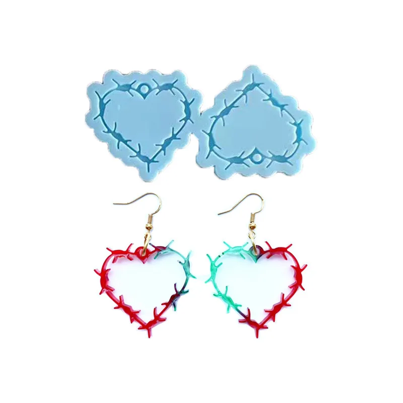 Серьги из серии сделай сам на День святого Валентина любовь ангел силиконовая