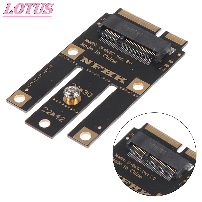 

HOT M.2 NGFF to mini pci-e (pcie+usb) adapter for m.2 wifi bluetooth wireless card 1PC