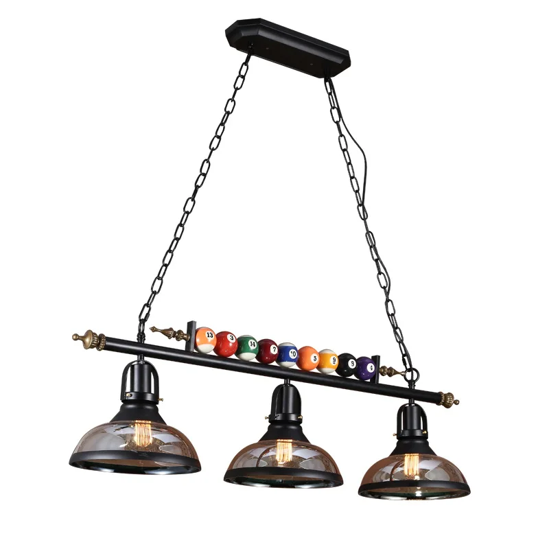 

American Retro Chandelier Restaurant Bar Billiards Shop Decorated with Creative Nostalgic Lamps Home Decor Cafe Pendant Lamp