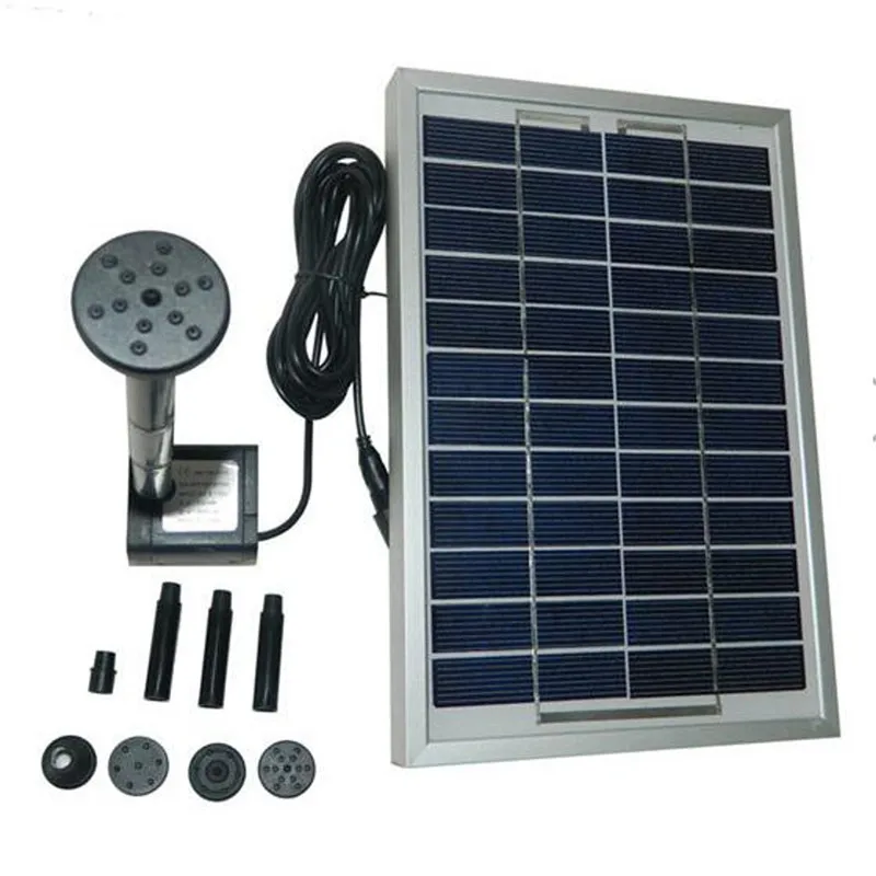 

12V 5W Superior Solar Energy Garden Water Fountain Pump for Pond Fish Tank Solar Fountain Accessories Landscape Fountain Pump BS